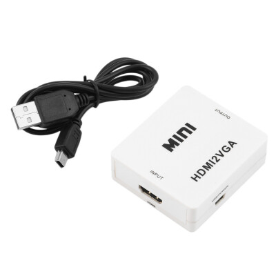 

Мини 1080P HDMI для VGA Audio HD HDTV видео для портативных ПК конвертер адаптер