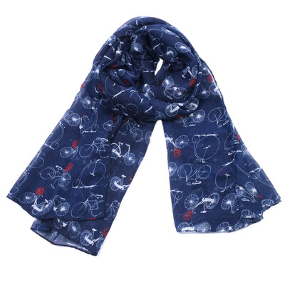 

JeouLy Vintage bike Print Women's Infinity Scarf Bicycle Loop Scarf Accessories, Бесплатная доставка