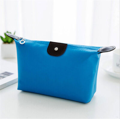

Laser Purse Pencil Case Cosmetic Makeup Bag Holographic Hologram Zipper Coin Bag