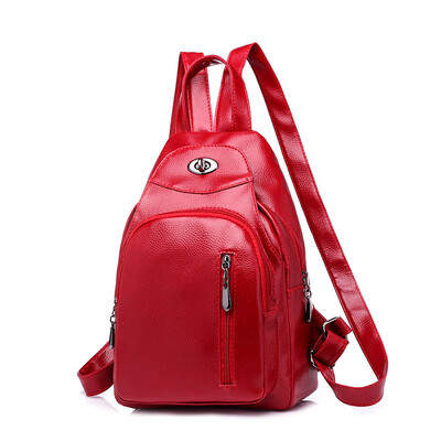 

Weis Soft Leather PU Backpack Female Backpack B-NVBM6903