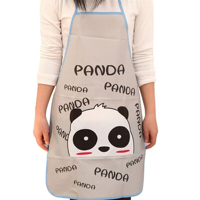 

Cntomlv Lovely Cartoon Apron Sleeveless Waterproof Anti-oil Aprons Kitchen Cooking Waist Bib Creative Women Apron BBQ Household