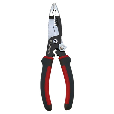 

DELIXI ELECTRIC 5 in 1 multi-function needle-nosed electrician pliers with stripping wire crimping function sharp pliers