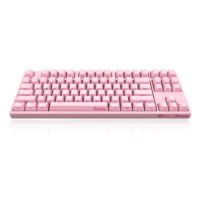 

AKKO Ducky Zero 3087 cherry shaft mechanical keyboard 87 key original cherry axis PBT side engraved pink black axis game keyboard wired keyboard