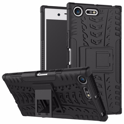 

Goowiiz Phone Case For Sony Xperia XZXZ PremiumX miniX Compact Armor Tire Texture Rugged Protection PCTPU