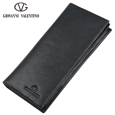 

Zhuofanni Valentino mens wallet first layer leather short wallet mens cross-section wallet wallet multi-function business wallet 721592310JX black
