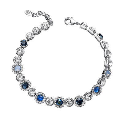 

Yoursfs Tennis Bracelet for Women 18K Rose Gold Plated CZ Chains Strand Bangle Weeding Jewelry