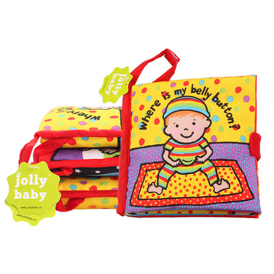 

Jollybaby baby early education cloth book tearing bad baby educational toys 0-3 years old childrens three-dimensional cloth book paper hiding cats