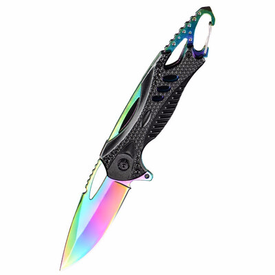 

Outdoor High Hardness Folding Knife 3cr13 Stainless Steel Aluminum Handle Tactical Portable Knives Camping Hunting Fishing Saber
