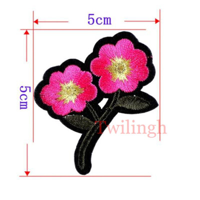 

1 Pc Brand Flower Patches Big Stickers Embroidery 3D Red Rose Applique Motif Applique Garment Women DIY Clothes Wedding Patch