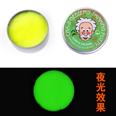 

4 Colors Fluorescence Light Luminous DIY Glow In Dark Playdough Rubber Mud Plasticine Putty Clay Education New Toys