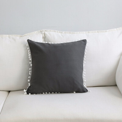 

pillow cushion sofa lumbar pillow chair back cushion car household almofada decorativa Cotton Pear Flower Ball Pillow Covers