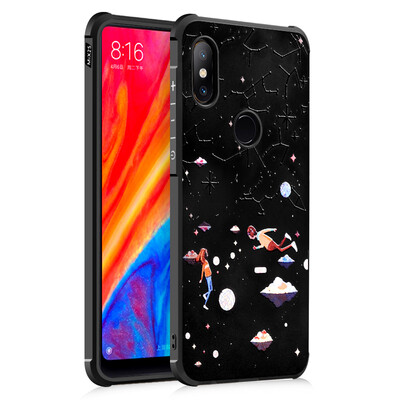 

Goowiiz Fashion Phone Case For Xiaomi Mix 2Max 2Mix 2s Luxury 3D Cute Cartoon Slim Full Soft Silicone