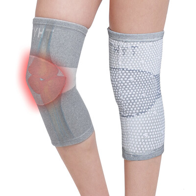 

Tianyi Huatai Luo Ma Ma far infrared self-heating old cold legs lengthening knee and knee men and women warm knee leggings light gray L