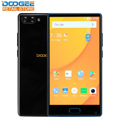 

Doogee Mix 55HD 4G Mobile phone Android 70 Helio P25 Octa Core 4GB 64GB 8MP16MP Dual Rear Cam Fingerprint 4G Smartphone