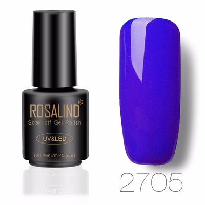 

ROSALIND 7ML Nail Polish Gorgeous Color Nail Gel Polish Vernis Semi Permanent Top Coat Base Coat Gel Nail Varnishes gel lacquer