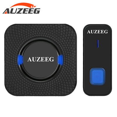 

Wireless Doorbell Waterproof Door Chime Kit 1000FT Remote Control Doorbell 55 Ringtones 1 Push Button1 Plug-in Receiver Doorbell