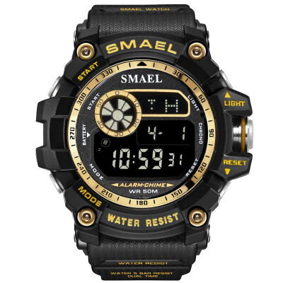 

SMAEL new outdoor sports single display electronic watch waterproof shock-proof student mens sports watch