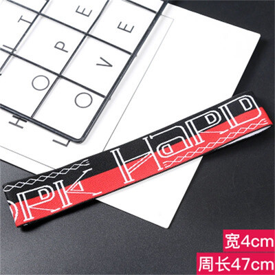 

Sport Yoga Elastic Hair Bands For Adult And Kids Alphabet Letter Headbands Girls Hair Accessories 2018 Hot Sale