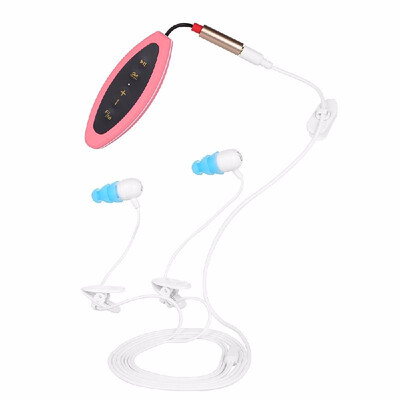

CJX601 4GB MP3 Music Player IPX8 Waterproof with Headphones FM Radio Clip Design for Swimming Running Diving Green