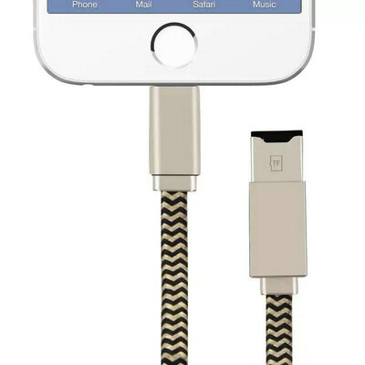 

Устройство чтения карт памяти, Apple, молниеотвод, 2in1 молния USB кабель кабель адаптер для iPhone 6 7 8 Plus / IPad мини