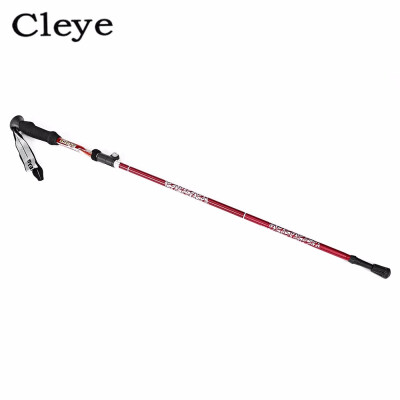 

Cleye 7075 Aluminum Alloy Portable Trekking Pole Folding Walking Stick for Hiking Walking Mountaineering Adjustable height