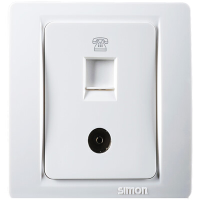 

Simon SIMON switch socket 53 series TV telephone socket C55301 elegant white