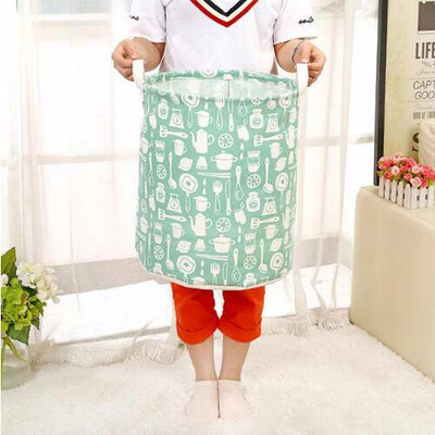 

Cartoon Cotton Linen Storage Box Sundries Storage Organizer Bathroom Storage