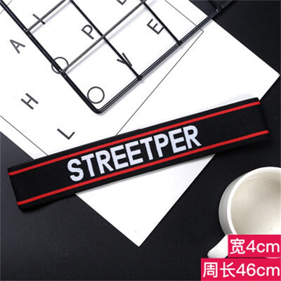

Sport Yoga Elastic Hair Bands For Adult And Kids Alphabet Letter Headbands Girls Hair Accessories 2018 Hot Sale