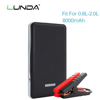 

LUNDA Multifunction Portable 8000 MA Mini Starter Автомобильная батарея Автомобильная перемычка Запуск Smart Clamp Engine До 2.0 L Автомобиль, дизель 2.0 L