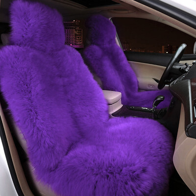

KAWOSEN 2 PCS 100 Australian Pure Natural Fur Seat Cover Sheepskin Winter Car Seat CoverWool Seat Warm Car Seat Covers LWSC02
