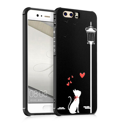

Goowiiz Fashion Phone Case For Huawei P10P10 PlusP10 Lite Luxury 3D Cute Cartoon Slim Full Soft Silicone