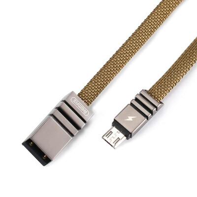 

REMAX Braided Matel micro USB Data Cablefor Fast Charging Sync USB Cable Zinc Transfer Cable 21A Cable for xiaomisamsung