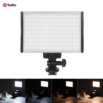 

Tolifo PT15B Pro High Power Ultrathin Dimmable Bicolor Temperature 144pcs LED Light Fillin Oncamera Panel Lamp Max 1500LM for