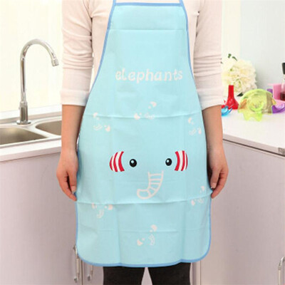 

Cntomlv 2018 New Women Waterproof Cartoon Cute Kitchen Cooking Bib Apron Breathable Creative Apron hot selling High Quality