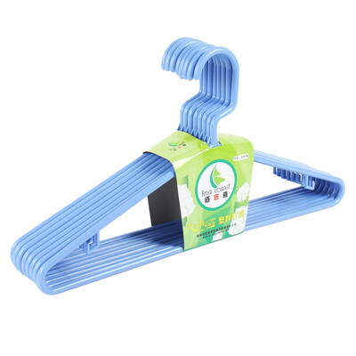 

Jingdong Supermarket] Baike hi sky blue adult plastic hanger 8 support 5731601