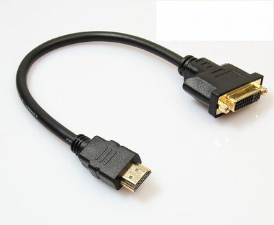 

Huayuan HDMI Adapter Male to DVI (24+5) Female Converter Cable