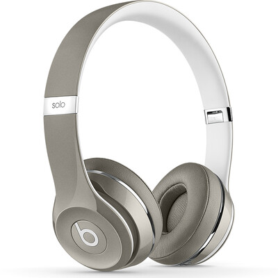 

Beats Solo2 Headset - Deluxe Edition (серебристый) с пленочным кабелем MLA42PA / A