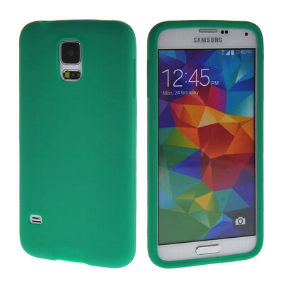 

MOONCASE Мягкие гибкие гель ТПУ Оболочка задняя крышка чехол для Samsung Galaxy I9600 S5 Грин