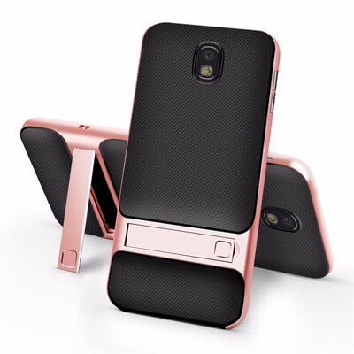 

Goowiiz Phone Case For Samsung Galaxy J7 Pro 2017J7J730 European Fashion Slim Shockproof Silicone TPU PC Hard Bracket