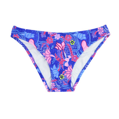 

M&M 2018 Girls Sexy Low Waist Candy Colors Bikini Bottom Women Print Cheeky Small Swim Briefs Sporty Shorts