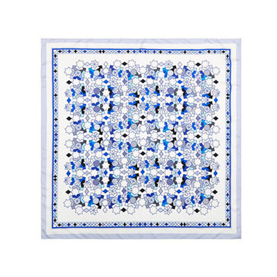 

Womens 100 Mulberry Silk Scarf Gift Square 050