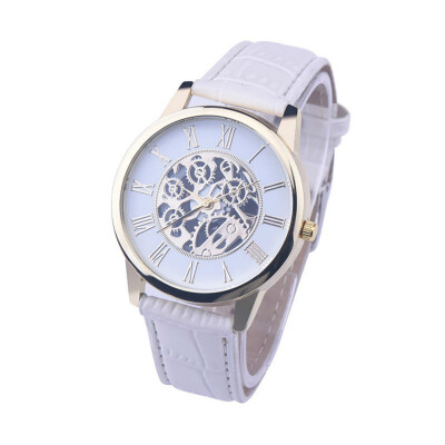 

fashion luxury mens business leather strap quartz wrist watches