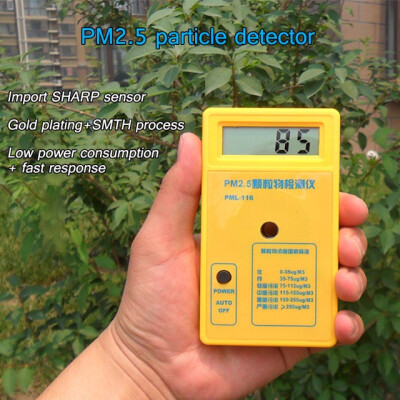 

PM25 Detector Air Quality Monitor Particle Dust Air Tester Protection Sensitive Sensor Accurate Rapid Reaction PM 25 Analyzer