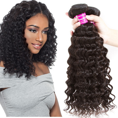 

Glary Indian 8A Unprocessed Human Hair Bundles Deep Wave Virgin Hair 3 Bundles 100 Cheap Hair Weaves For Black Women