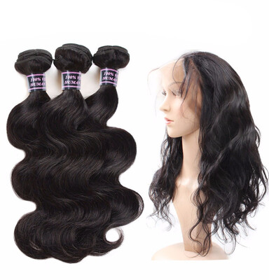 

Ishow Malaysian Body Wave 360 Lace Frontal Closure With 3 Bundles 7A Virgin Human Hair With 1Pc 360 Closure Weave With Baby Hair