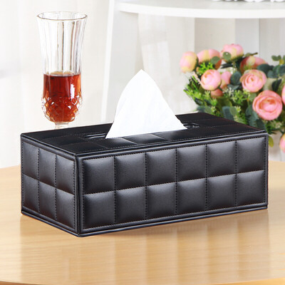 

Yapi Shi leather large tissue box tray creative continental family car paper pumping box living room desktop napkin carton embroidery