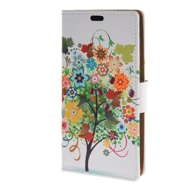 

MOONCASE чехол for Huawei Honor 4A (5.0") Кожа флип кошелек стиль и Kickstand крышки случая [Симпатичные шаблон] дизайн / a02