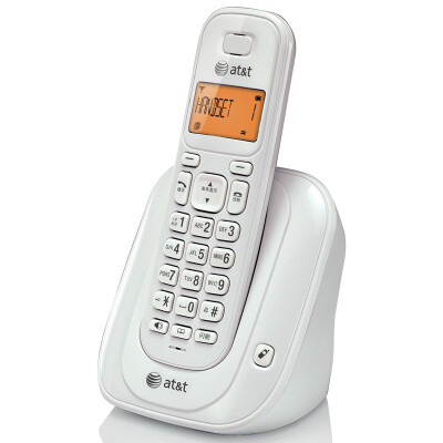 

AT & T EL31109W Цифровая беспроводная телефонная рамная машина Single Speaker Handsfree Backlit Home Office Fixed Wireless Phone Host White