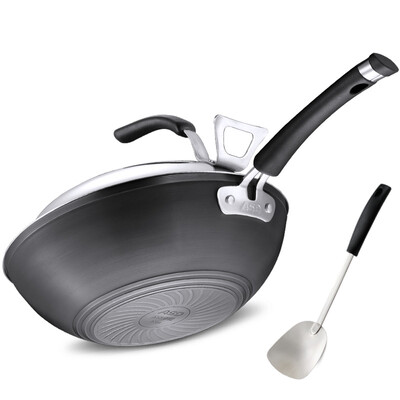 

Ai Shida 30CM induction cooker general rust can not wok cast iron uncoated WG8330ELX send spatula