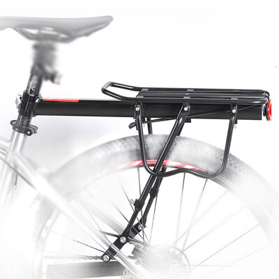 

Whole Quick Release Aluminum Alloy Bicycle Racks 50KG Rear Seat Luggage Carrier Shelf MTB Cycling Rack Road Mountain Bike Cargo R